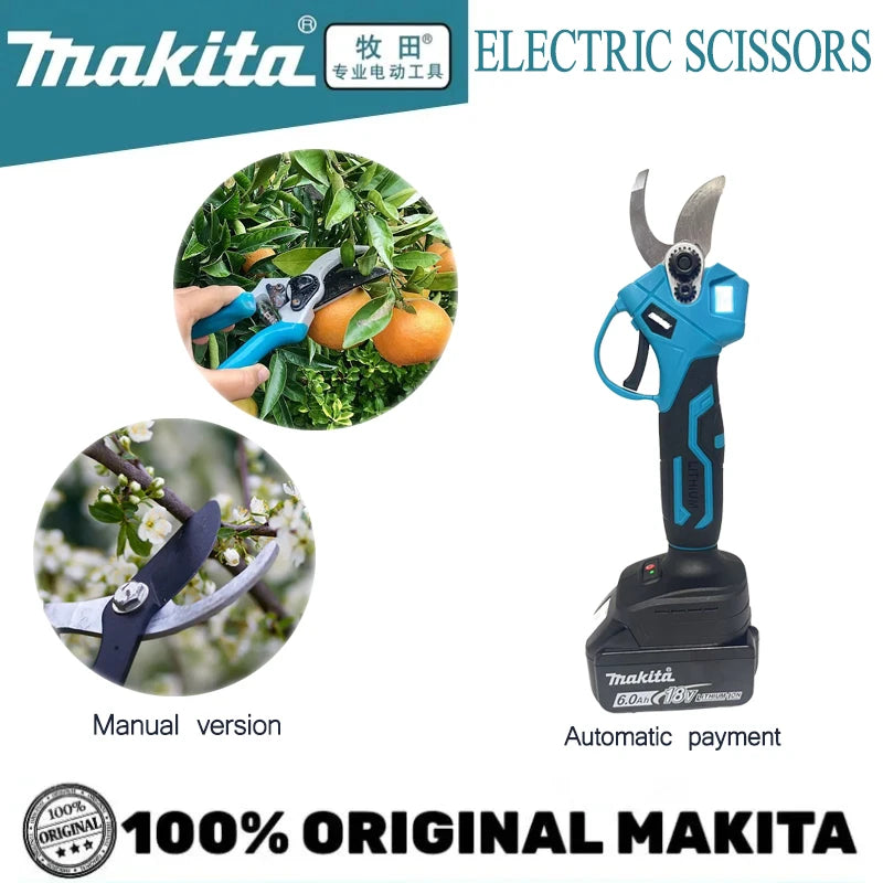 Makita 18v Battery Professional Cordless Electrician Scissors Pruning Shears Cutter Wireless Drills Tools Garden Pruner