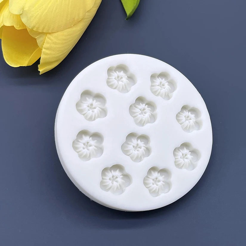 Flower Daisy Silicone Sugarcraft Mold Resin Tools Cupcake Baking Mould Fondant Cake Decorating Tools