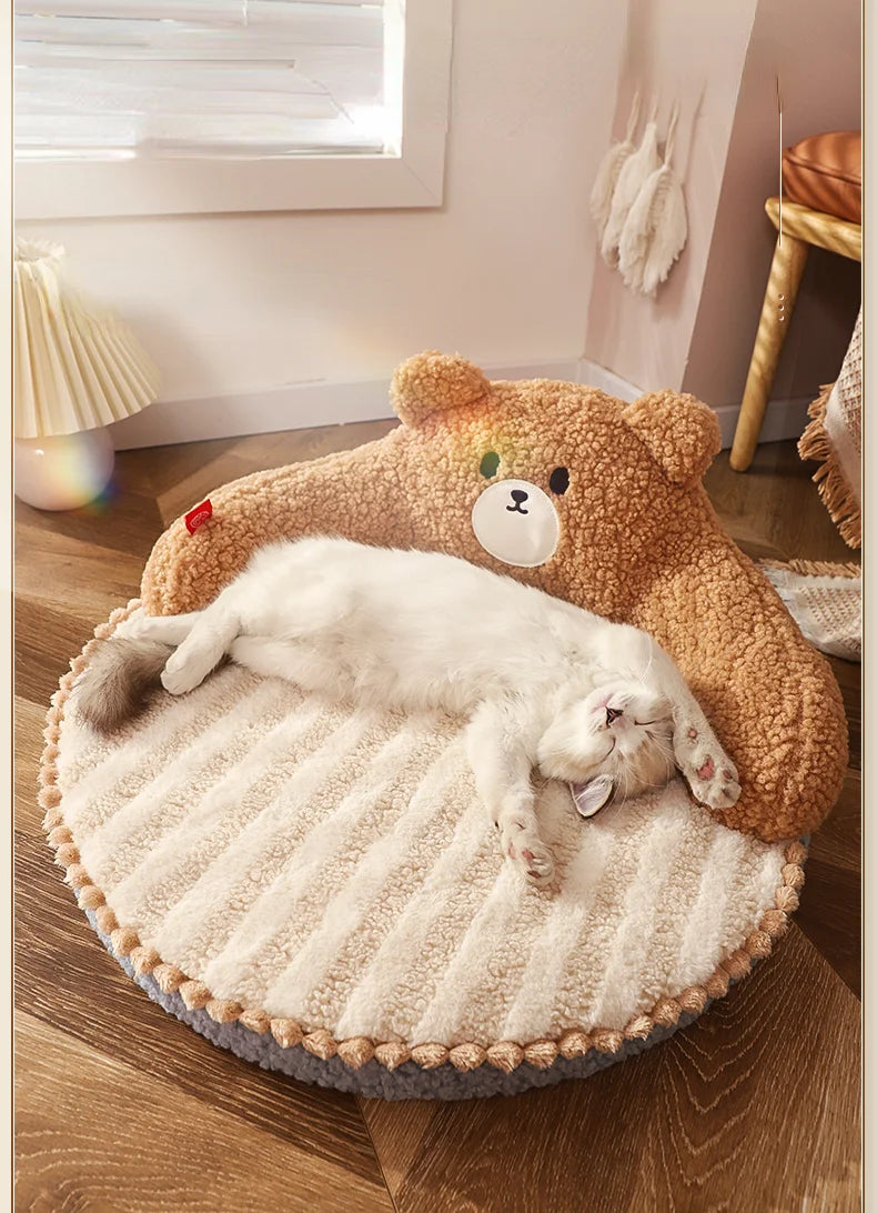 Dog Bed Padded Cushion for Small Big Dogs Sleeping Beds and Houses for Cats Super Soft Durable Mattress Removable Pet Mat