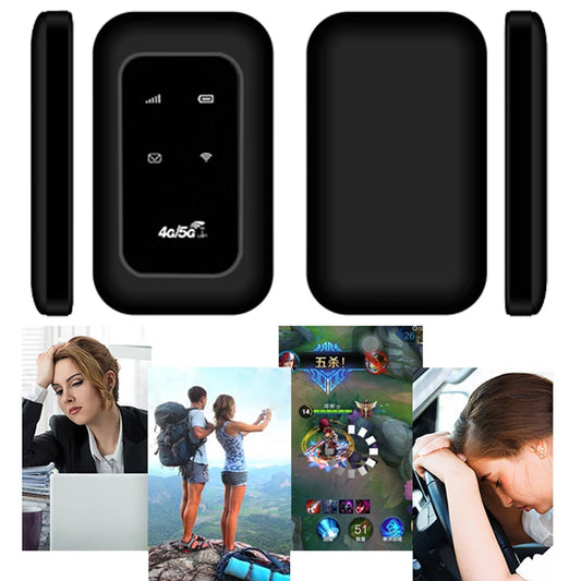 WiFi-Router 2025: High-Speed 4G-LTE SIM-Card - Wireless Travel Collection