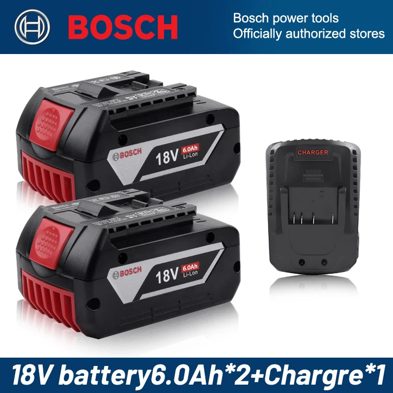 Bosch 18V 6.0Ah, professional lithium battery, Bosch BAT609 BAT609G BAT618 BAT618G rechargeable power tool battery