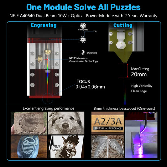 Lasergravur-Maschine 2025: NEJE 5 PLUS Laser Engraver 255 x 420 mm Professional Laser Engraving Machine Laser Cutter Lightburn Wireless Control Laser CNC Collection