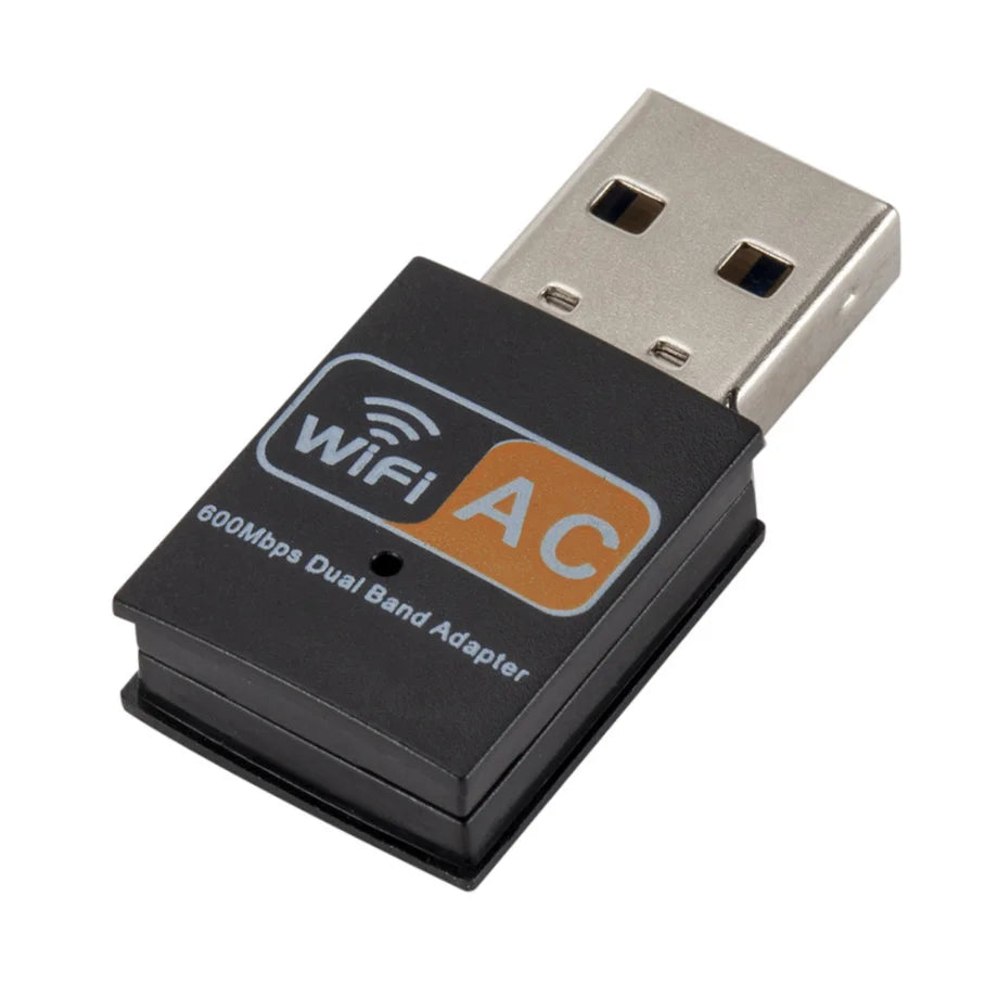 PzzPss Dual Band 600Mbps USB WIFI Adapter 2.4GHz 5GHz WiFi With Antenna PC Mini Computer Network Card Receiver For PC Laptop