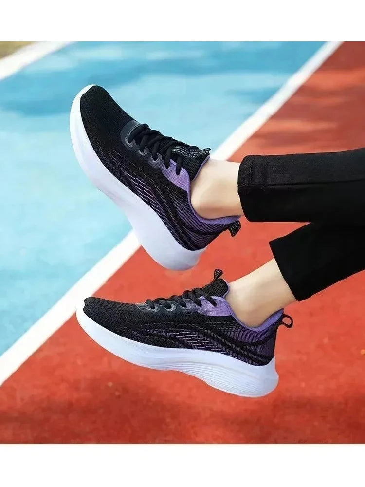 Womens Running Shoes Breathable Sport Tennis Sneakers Athletic Outdoor Gym Training Jogging Walking Shoes for Ladies