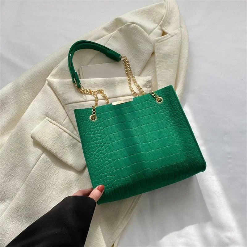Fashion Luxury Crossbody Bags for Women 2024 New Trendy Designer Shoulder Bag Leisure Chain Solid Color Messenger Bag Handbags