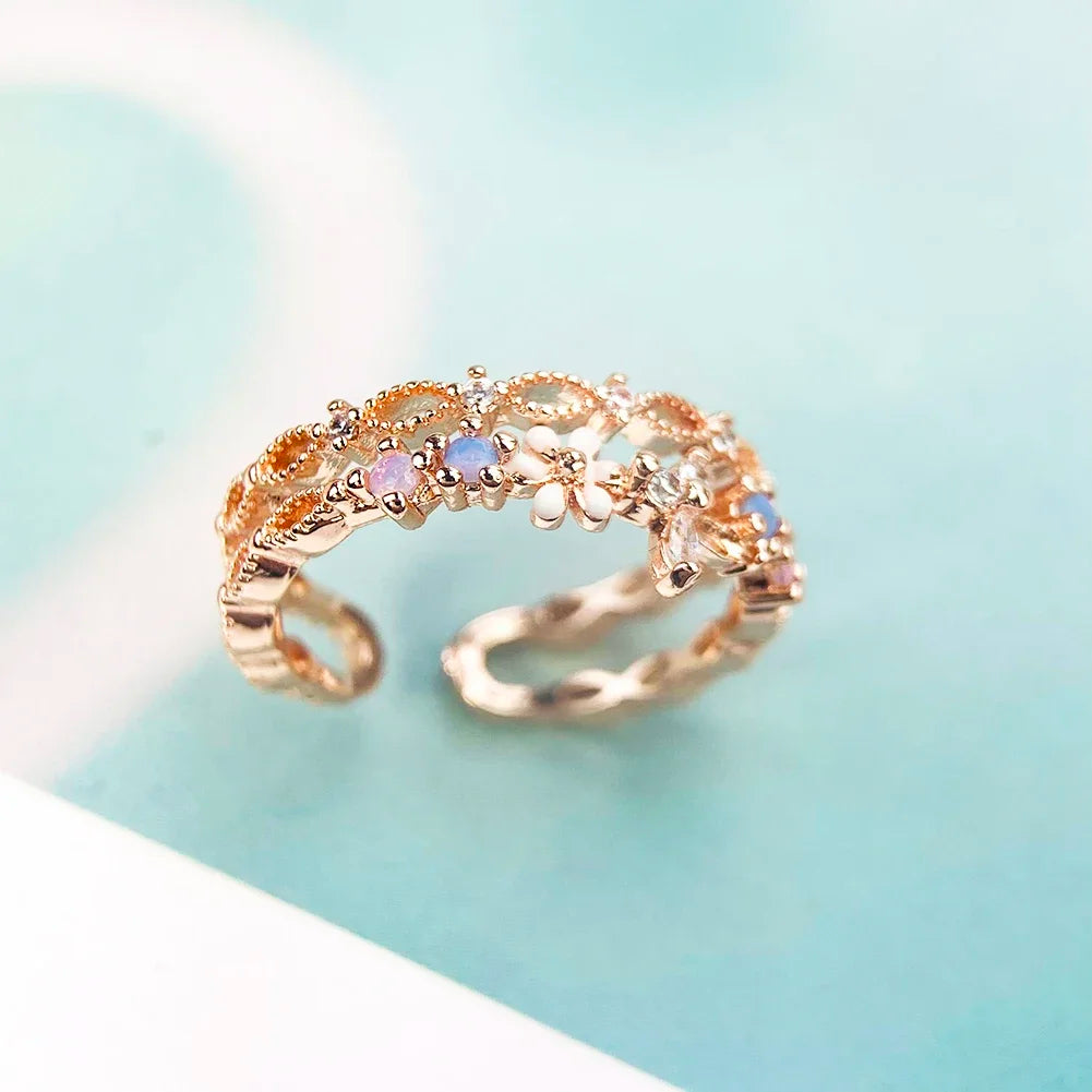 Inel cu fluture Zhejiang - reglabil din zinc 18 mm