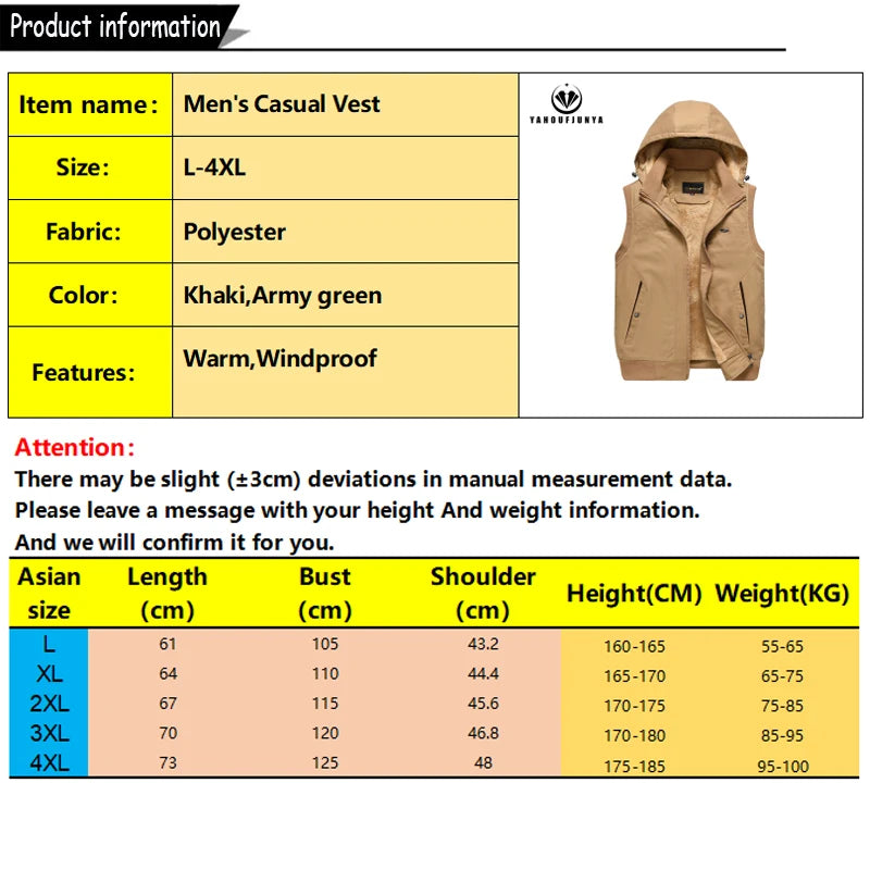 NordicX Hood Weste Fleece Kapuze - Winddicht, L, Polyester