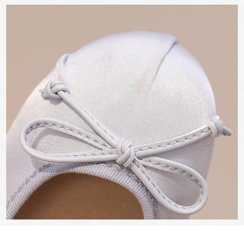 Kinder Prinzessin Schuhe 2025 - Modische Wasser Strass Mädchen Kleine Leder Schuhe - Frühling Neu Weiche Sohle Einzelschuhe 4-6J