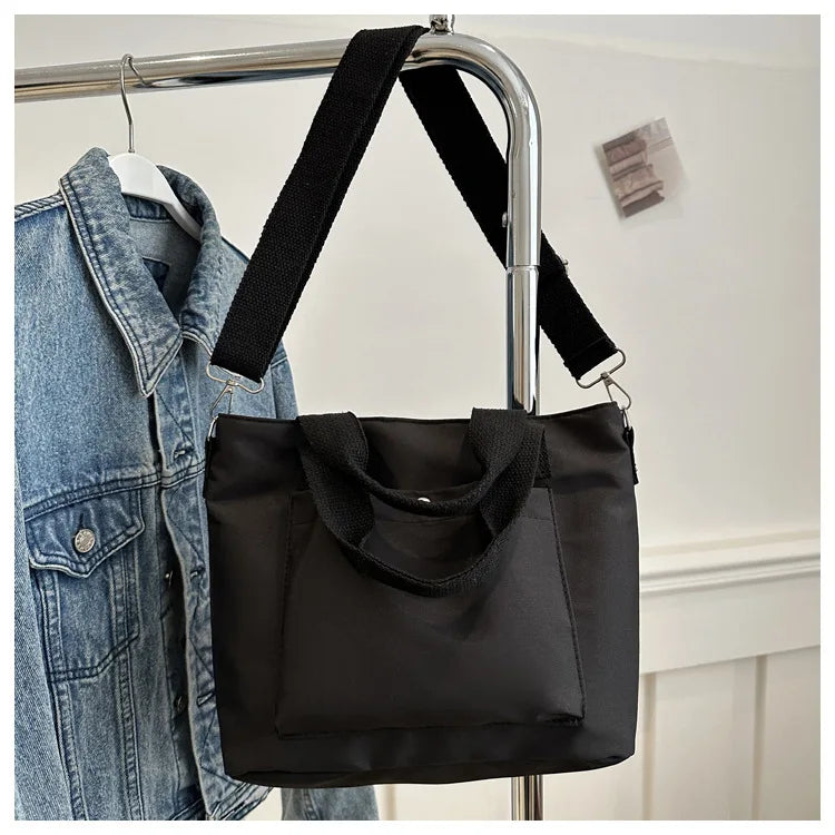 Small Casual Tote Bags Women Shoulder Messenger Bags Korean Canvas Fashion Female Crossbody Bag for Girl 2024 Cloth Handbags