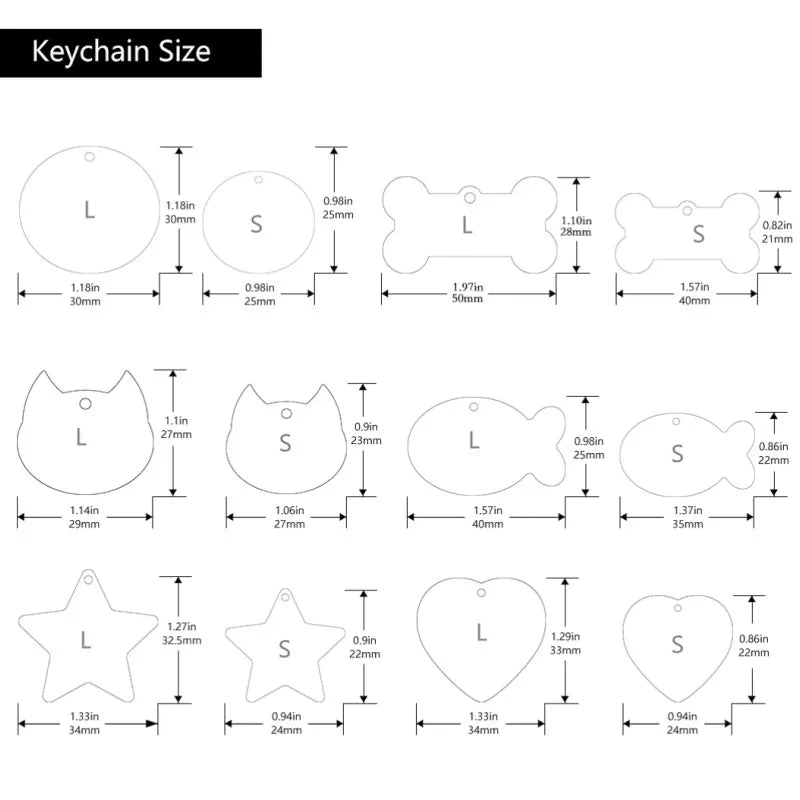 COOYOMOO Personalisierte Gravierte Katze Hund 2025: Haustier ID Tag Anti-Verlust Halsband Anhänger - Gravur Name Welpen Katzen Edelstahl Silber Gold Roségold