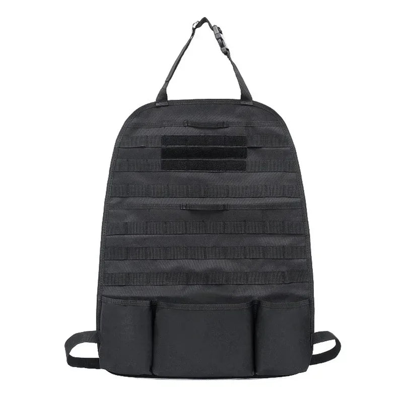 Car Back Seat Tactical Storage Bag Multifunctional Car Seat Storage Bag Military Outdoor Self-driving Hunting Seat Cover Bag