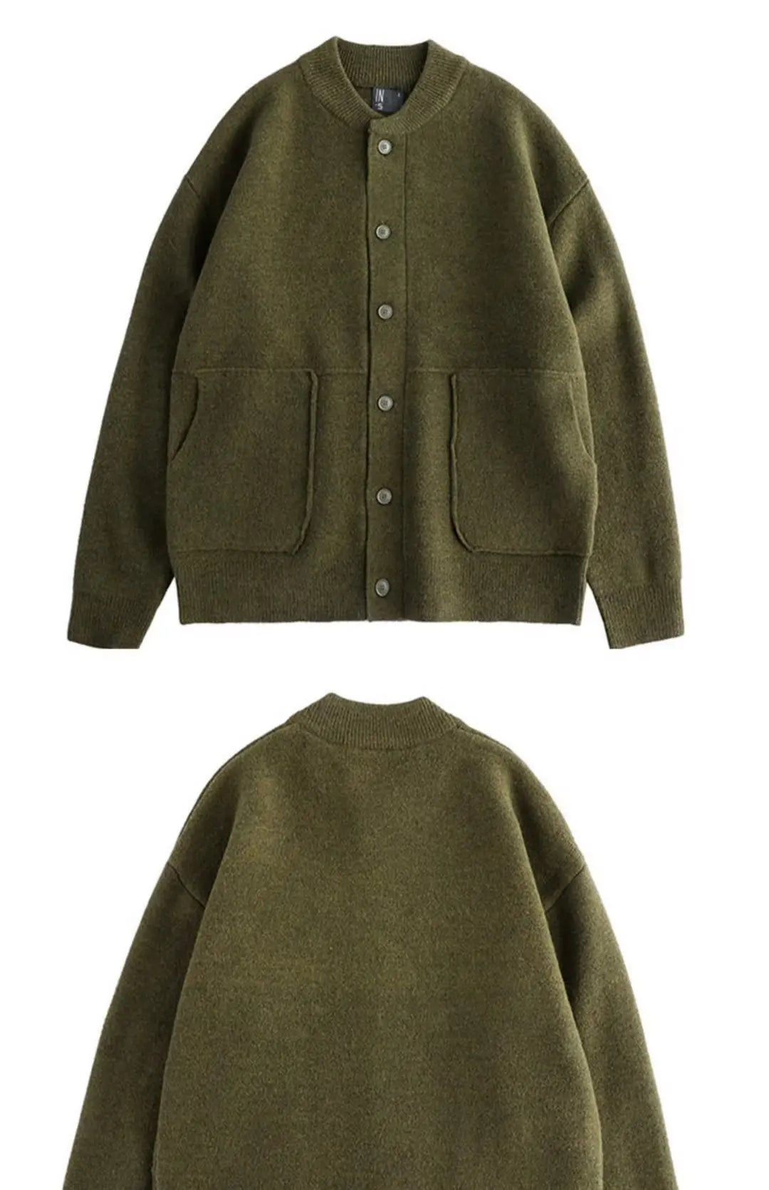 Wulend Jhy4922 Strickcardigan Herren O-Kragen Mit Knöpfen - Größe Einheitsgröße, Material Polyester, Langarm