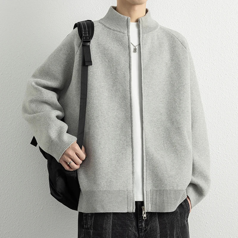 Choice M6001 Strickcardigan Stehkragen - Größe M, Polyamid