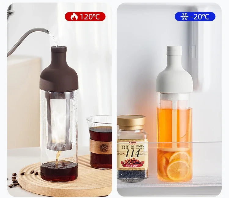Borosil Coldbrew Glas Kaltaufgusskanne - 500ml Borosilikat