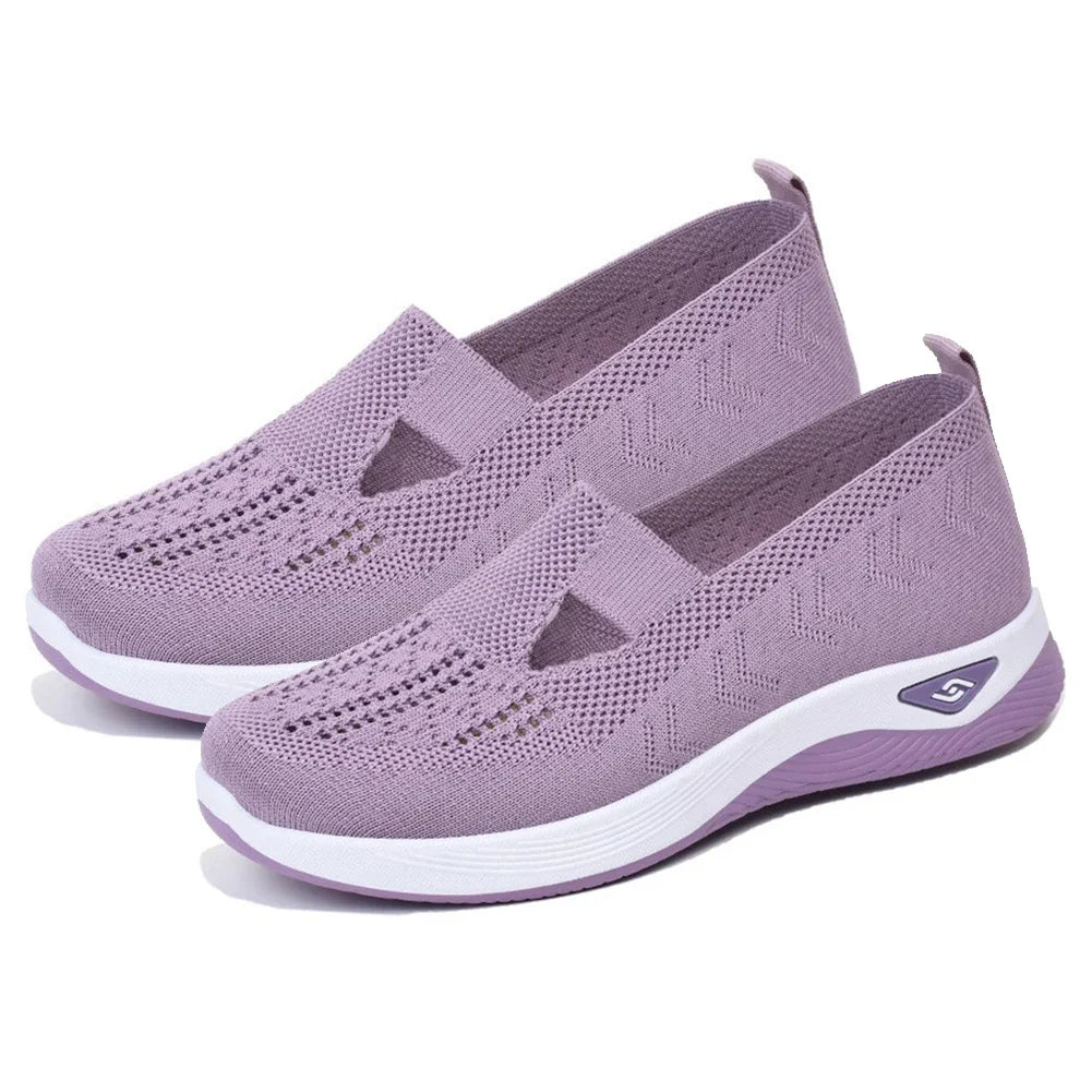 Breathable Barefoot Shoes Comfortable Orthopedic Shoes Non Slip Walking Sneakers with Arch Support for Women - Golden Bridge Store