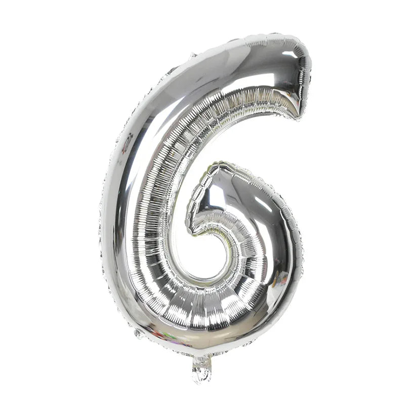 YONGSNOW 32Zoll Zahlenballon - Aluminiumfolie Rosegold