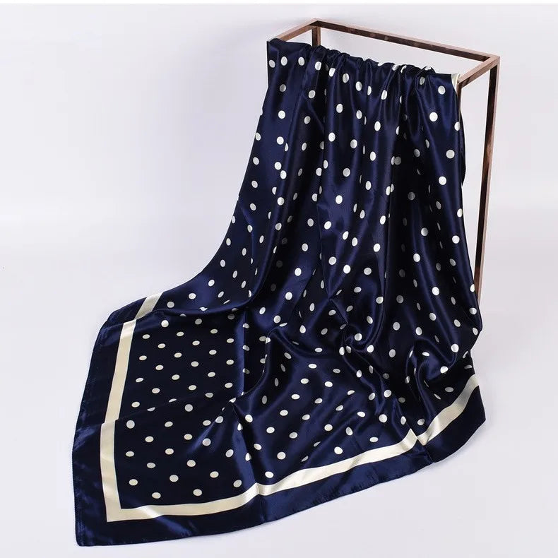 Luxoria Seidenoptik Halstuch - 90x90 cm Polyester weich