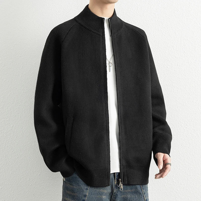 Choice M6001 Strickcardigan Stehkragen - Größe M, Polyamid