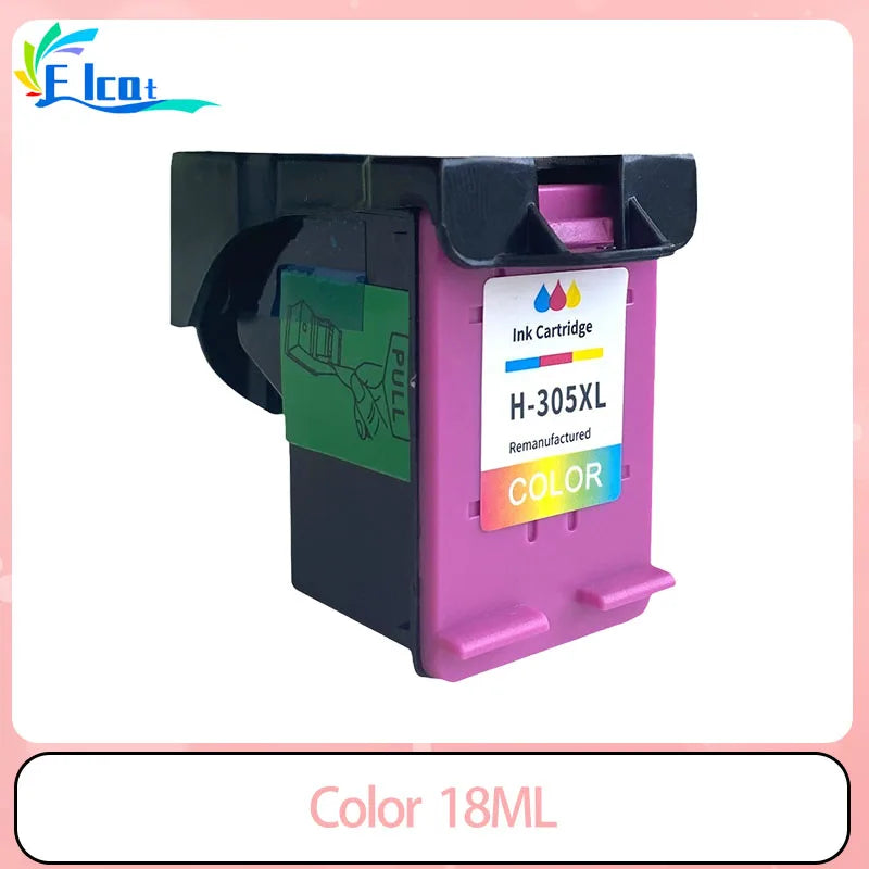 CHANGXI 305XL Remanufacturat - 18ml Negru 18ml Culoare HP