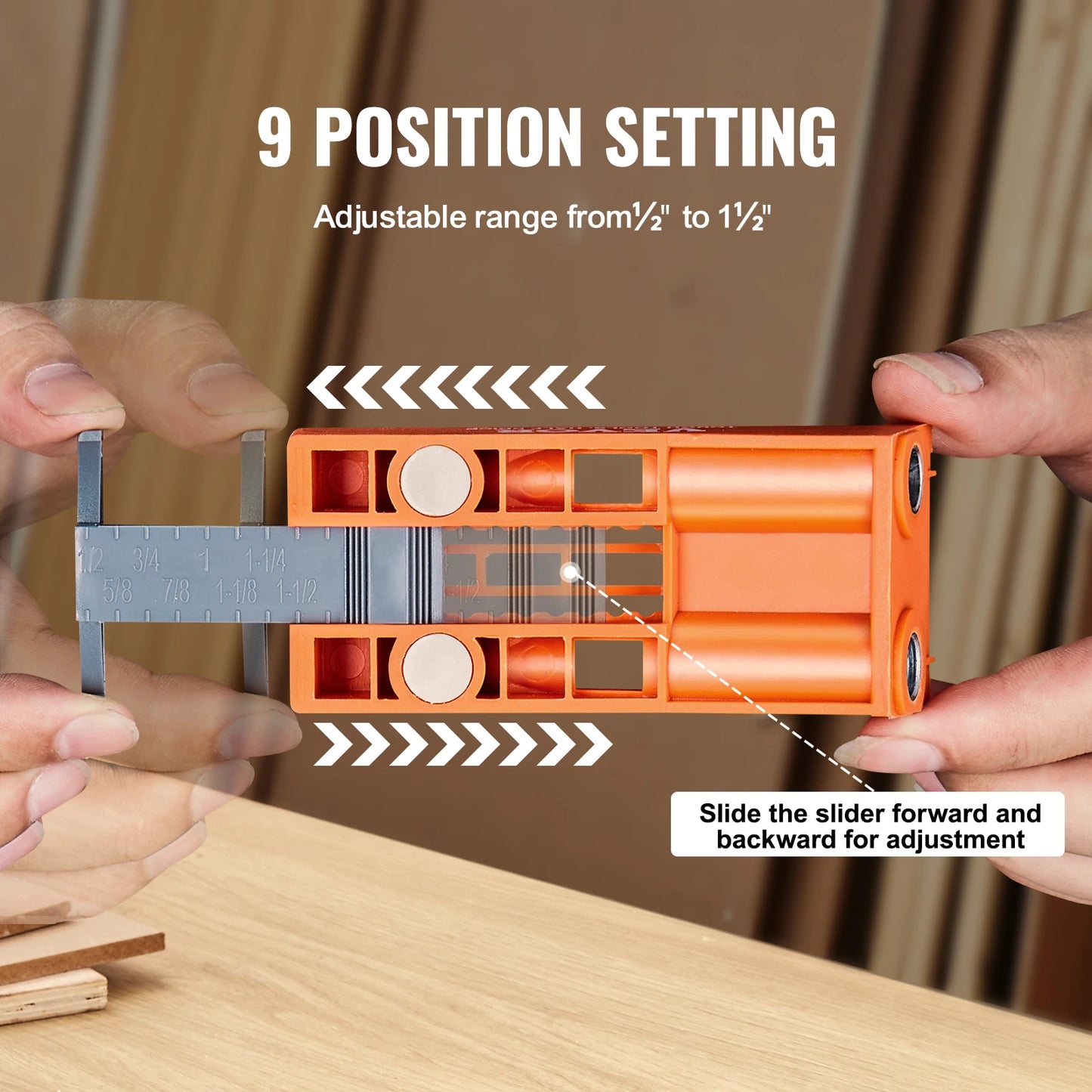 VEVOR 56 Pcs Pocket Hole Jig Mini Jig System
