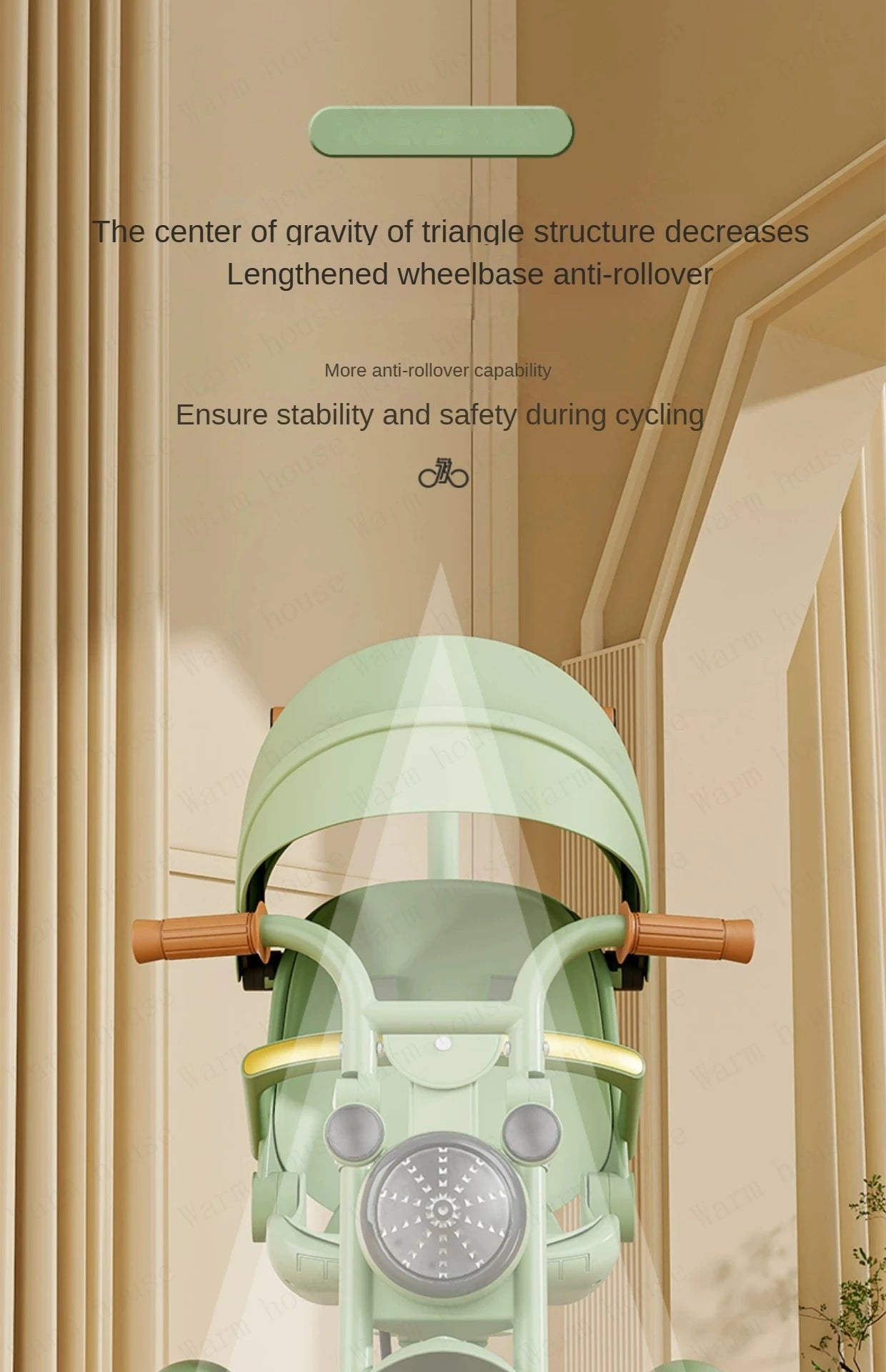 Neues Kindertrikot, Recliner und Sitzender Foldable Portable Stroller, 1-6 Jahre Alt Multifunktionales Kinderfahrrad