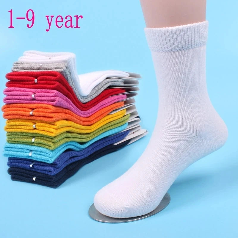 Bambino Socken Bonbonfarben - Baumwolle 20 Stk 1-9 Jahre