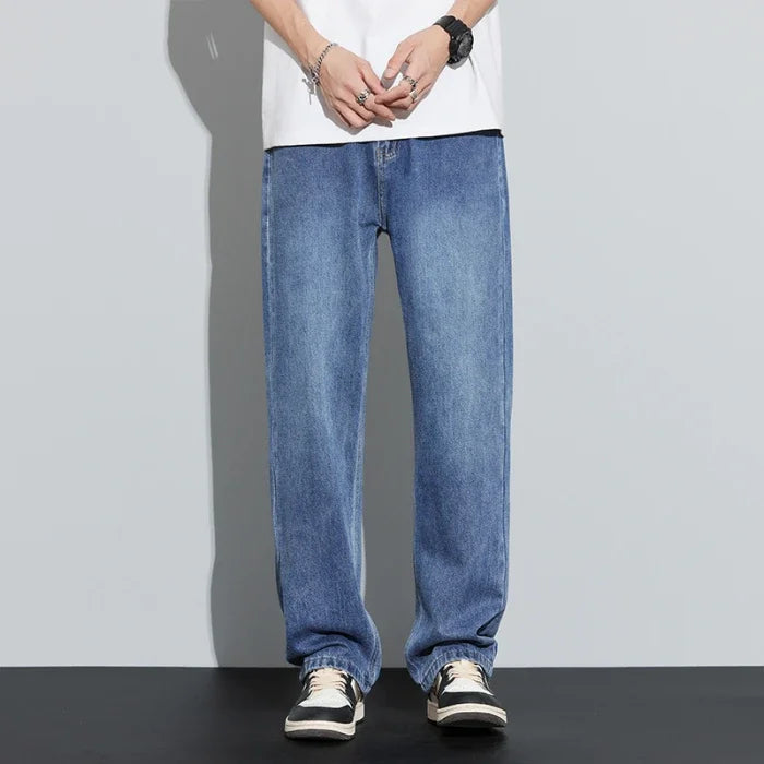 Guangdong Jeans Lockere Passform - 100% Baumwolle Weit