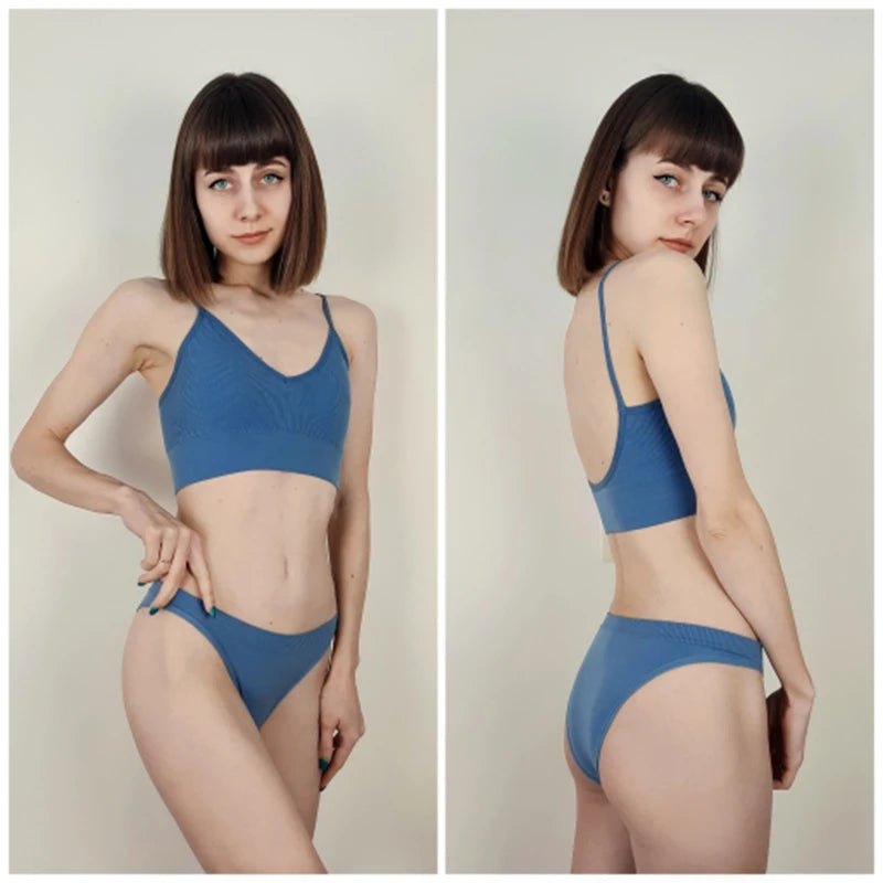 Choice Nahtlos Bralette Set - Gepolstert Kabellos S M