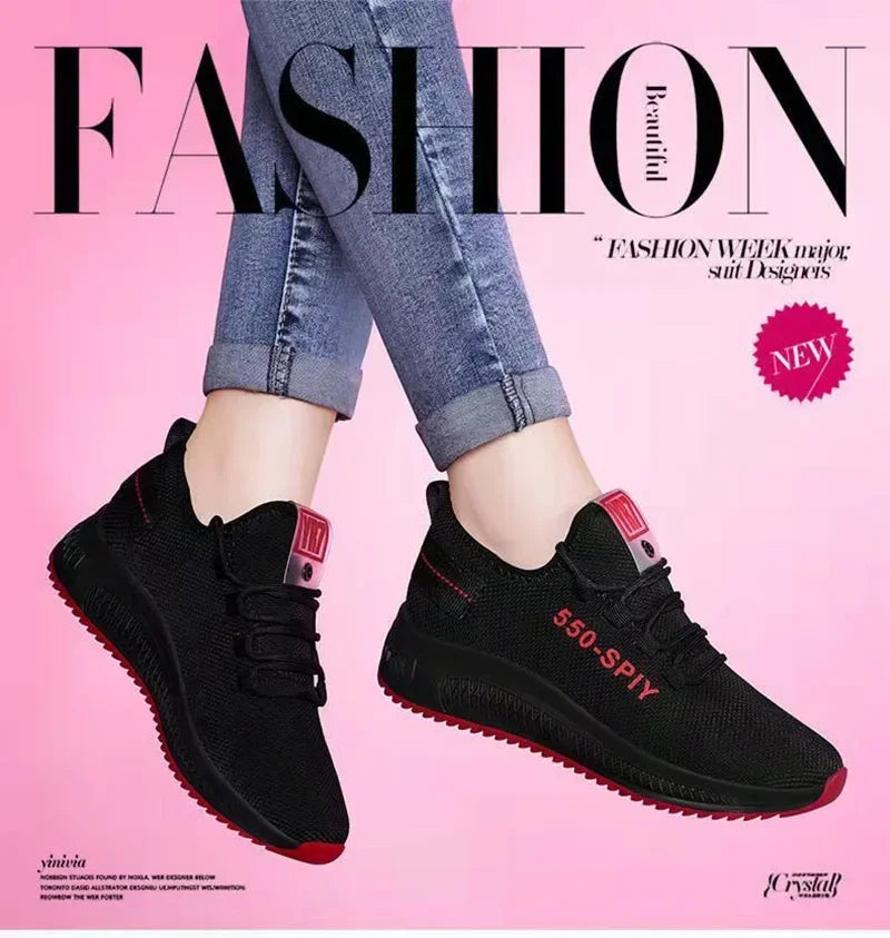 Shoes for Women Casual Slip on Sneakers Lady Summer Sport Walking Tennis Shoes Comfortable Running Flats Lightweigh Non Slip