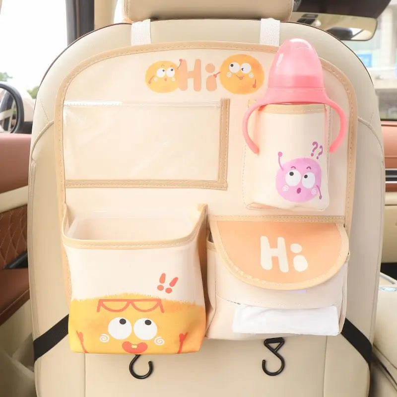 Car Seat Back Storage Bag Hanging Bag Multifunctional Storage Box Car Seat Back Storage Bag Car Interior Decoration Supplies