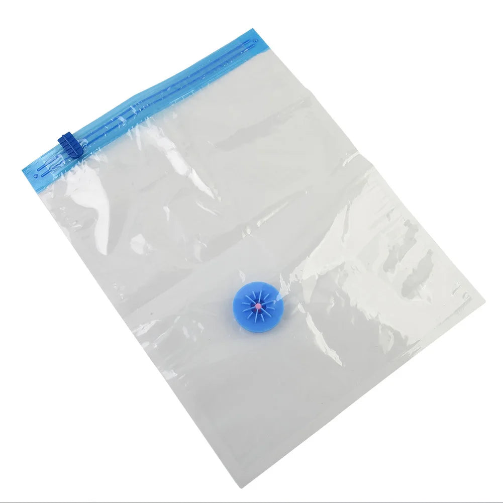 Transparent Vacuum Bag Folding Compressed Space Saving Clothes Storage Vacuum Storage Bag Household 1 Pcs