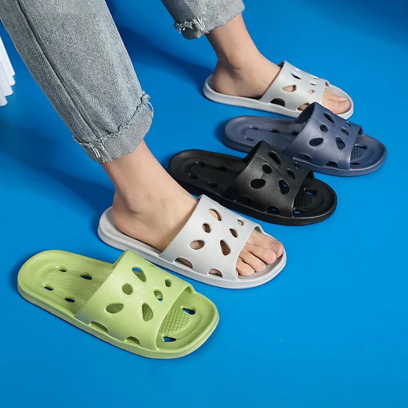 Frauen Dick Plattform Cloud Hausschuhe Sommer Strand Eva Weich Sohle Slide Sandalen Freizeit Männer Damen Innen Badezimmer Anti-Rutsch Schuhe