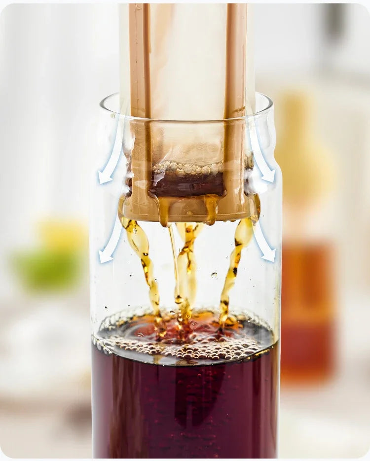 Borosil Coldbrew Glas Kaltaufgusskanne - 500ml Borosilikat