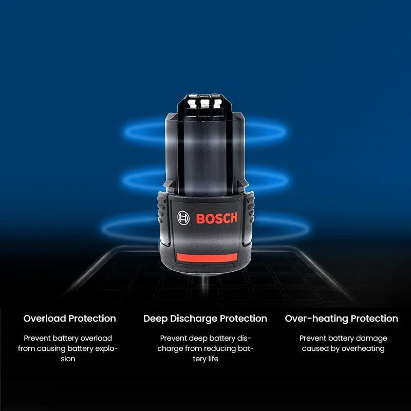 BOSCH 12V 2.0Ah 3.0Ah Li-ion Battery Charger Compatible With 10.8V 12V Power Tool Suit For 12V Electrical Drill Rotating tool