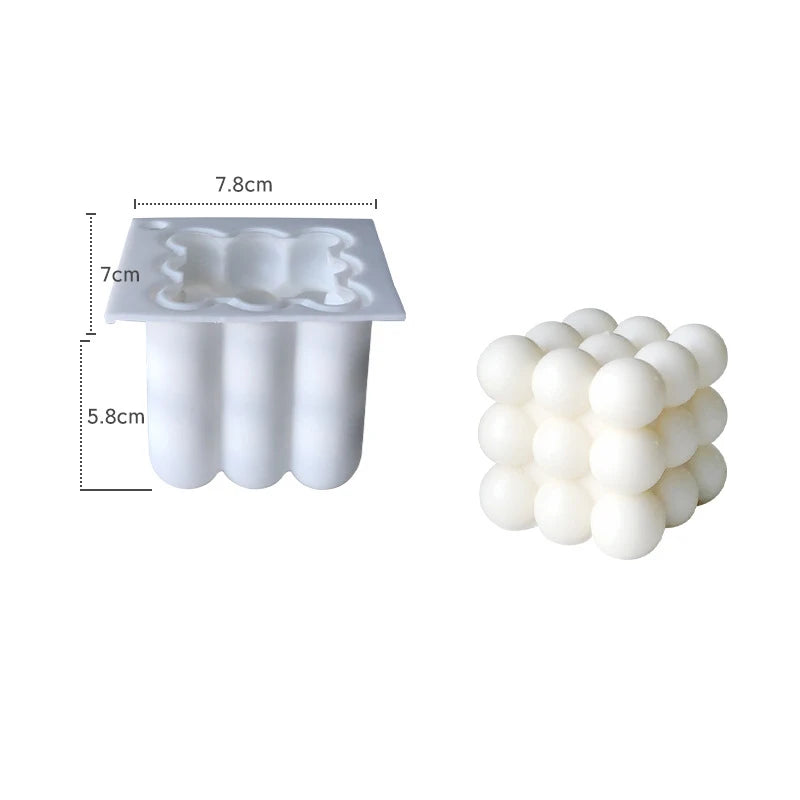 Silicone Pastry Mold 3D French Dessert Mousse Cake Baking Pan Chocolate Candles Soap Fondant Molds DIY Cake Decoration Tools