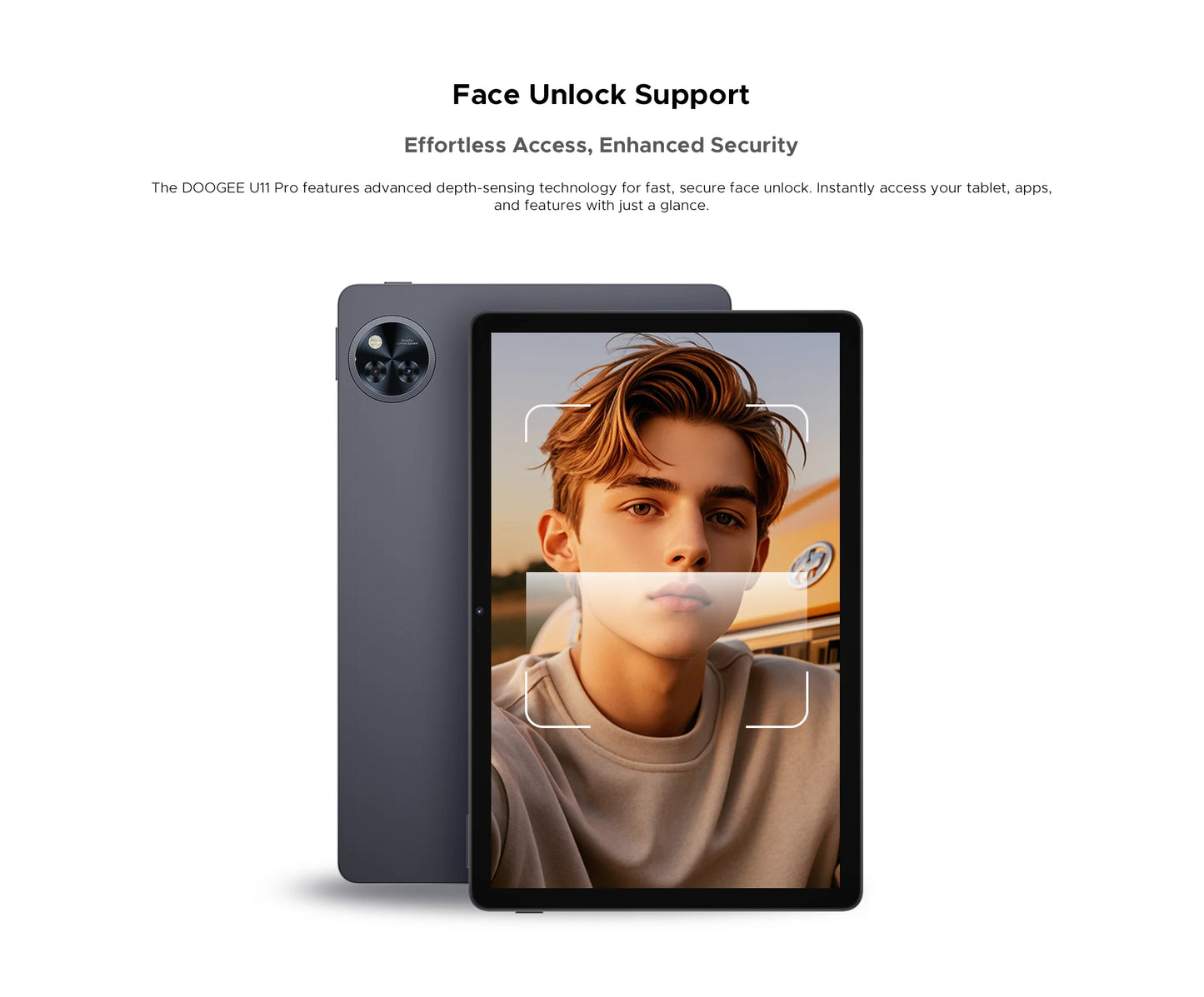 Global Version DOOGEE U11 Pro Android 15 Tablet PC 11 inch Ultra-clear 90Hz Display 30GB(6 + 24) 256GB 8580mAh Battery Tablet