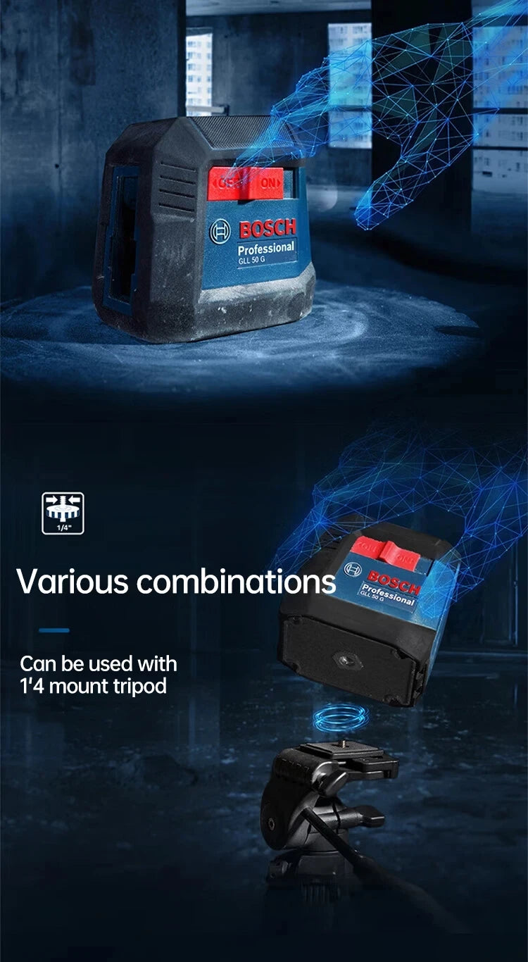 Bosch Level High-precision Strong Light Thin Line GLL50GCross-line Laser Automatic Leveling