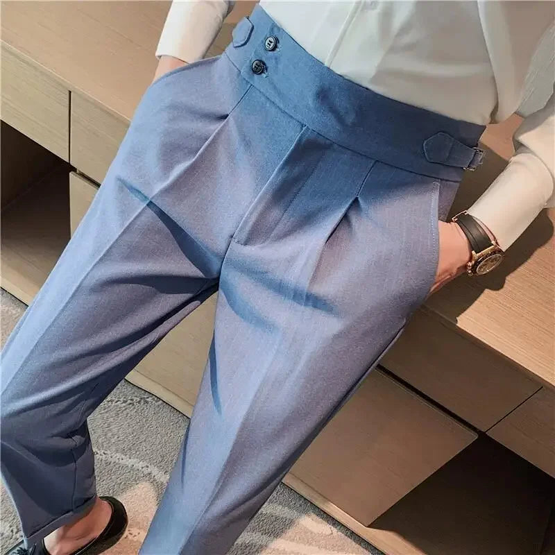 Pantaloni slim fit MYAZHOU cu talie înaltă - Poliester S-XXL