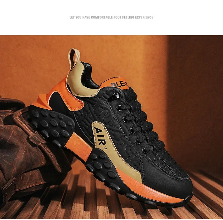 Men Shoes  Cross Border Platform Rubber Men's Sneaker Summer Men Sneakers Non-Slip Male Tennis Shoes Gym Running Sports Shoes