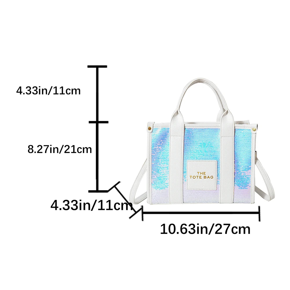 Women's Casual Tote Bag For Women Crossbody Female Handbag New Solid Words Lette Leisure Large Bag Fashion Shopper Tote Purse