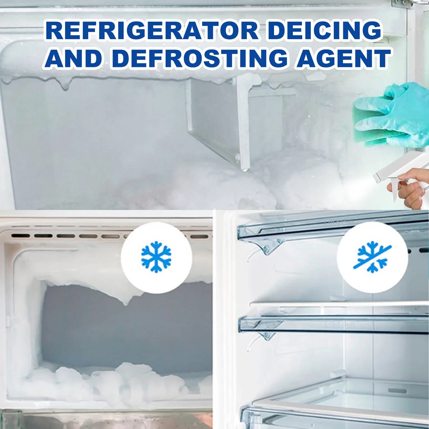 Kühlschrank-Reiniger 2025: Ice-Layer Remover Spray - Frost Prevention Collection