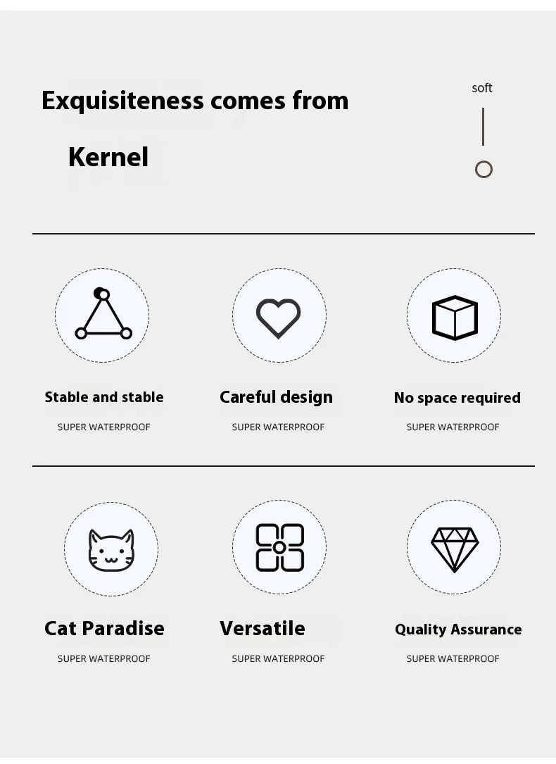 Large Wooden Cat Tree for Big Cats Multi Level Cat Climbing Tower with Scratching Posts and Cozy Condo