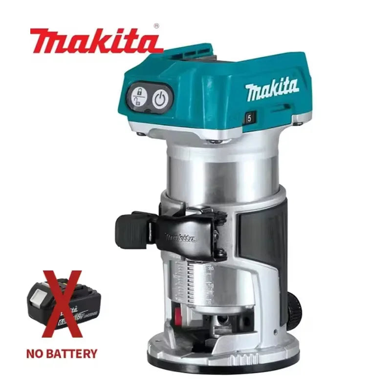 Makita DRT50 Cordless Trimmer Rechargeable Trimming Machine Brushless Slotting Tool Milling Woodwork Engraving Machine Original