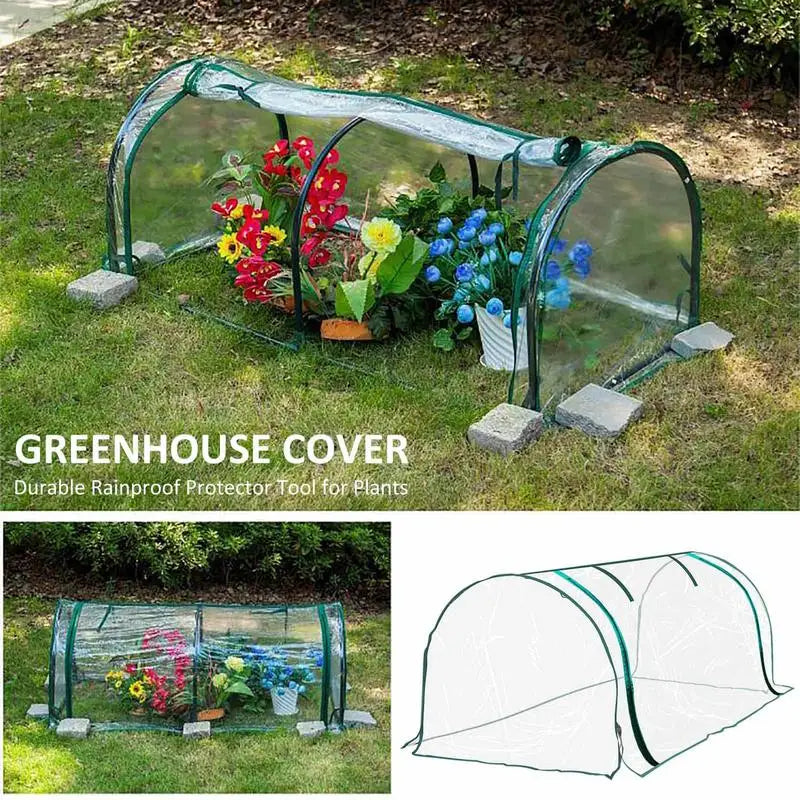 Mini Small Greenhouse for Outdoor Indoor Plant Portable Greenhouse Cover Garden Accessory Tent Gardening Plant Efficient Protect