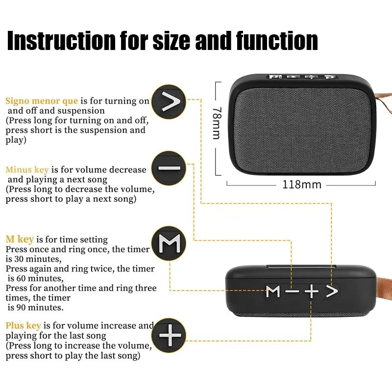 Mini Oxford Bluetooth 5.0 Lautsprecher