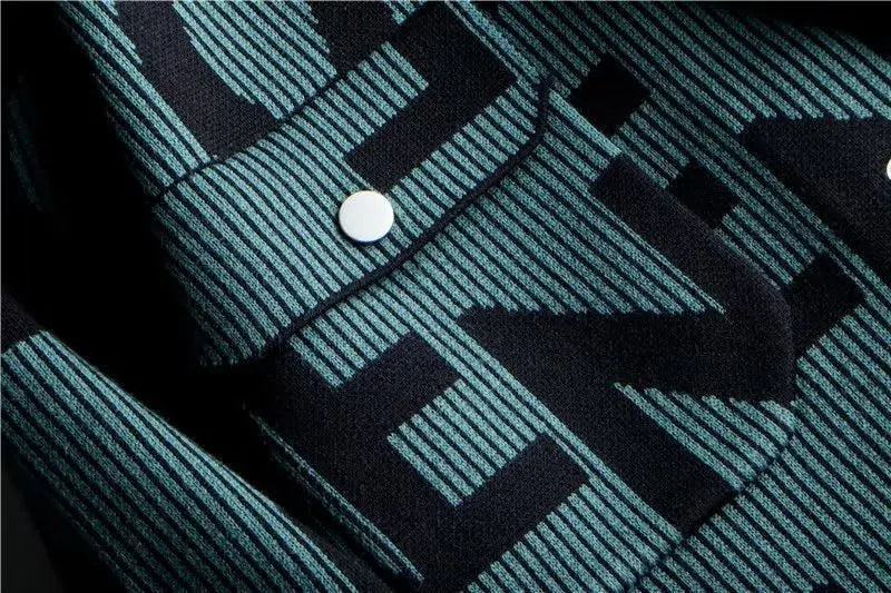 Nive Burs Cardigan Umlegekragen - Größe M-XXL, Polyester Baumwollmix, Knopfverschluss