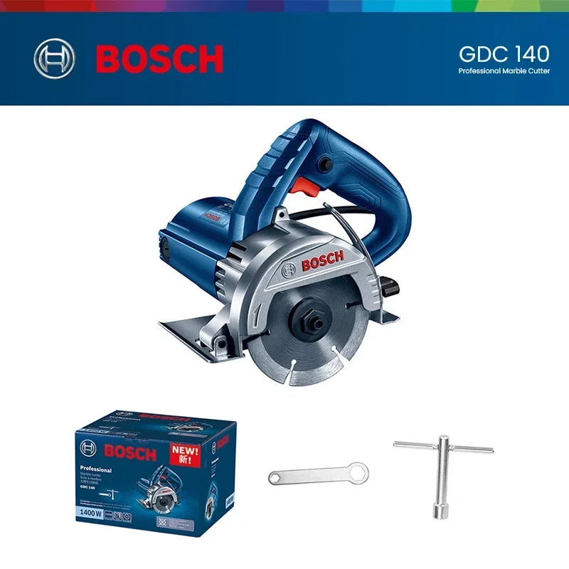 Bosch GDC 140 Circular Saw 1400W Marble Stone Cutting Saw 115mm Disc Diameter Multi-Function Dry-Type Electric Saws Power Tools