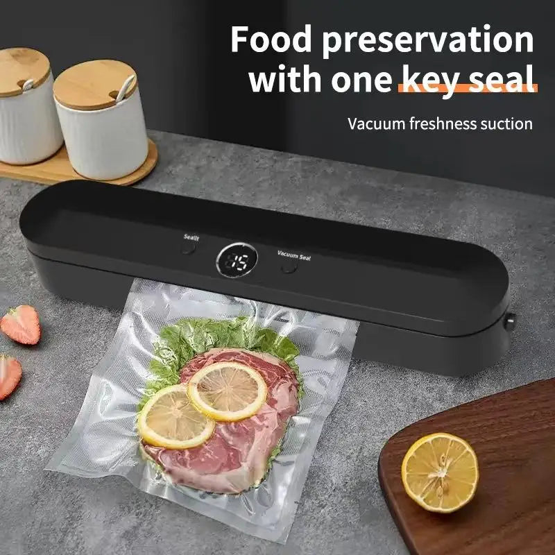 Xiaomi Automatische Vakuum Versiegelungsmaschine Für Lebensmittel Aufbewahrung 220V Versiegelungsmaschine Für Vakuum Verpackung 10Stk Gratis Lebensmittel Sparer Beutel Neu