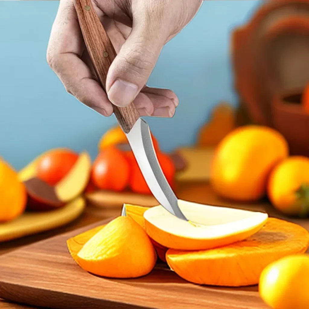 Lebensmittel Schnitz Messer 2025 - 3 Stück Set Chef Geschnitzt Obst Dekorativ Messer - Professionell Lebensmittel Schnitzen Scharf Massivholz Griff Utility Werkzeug