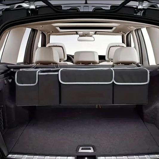 Black car seat suspension storage bag Car seat back Oxford cloth hanging bag back storage bag Storage bag one pack